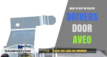 Understanding the Mysterious Slot in Your Aveo's Plastic Driver's Door