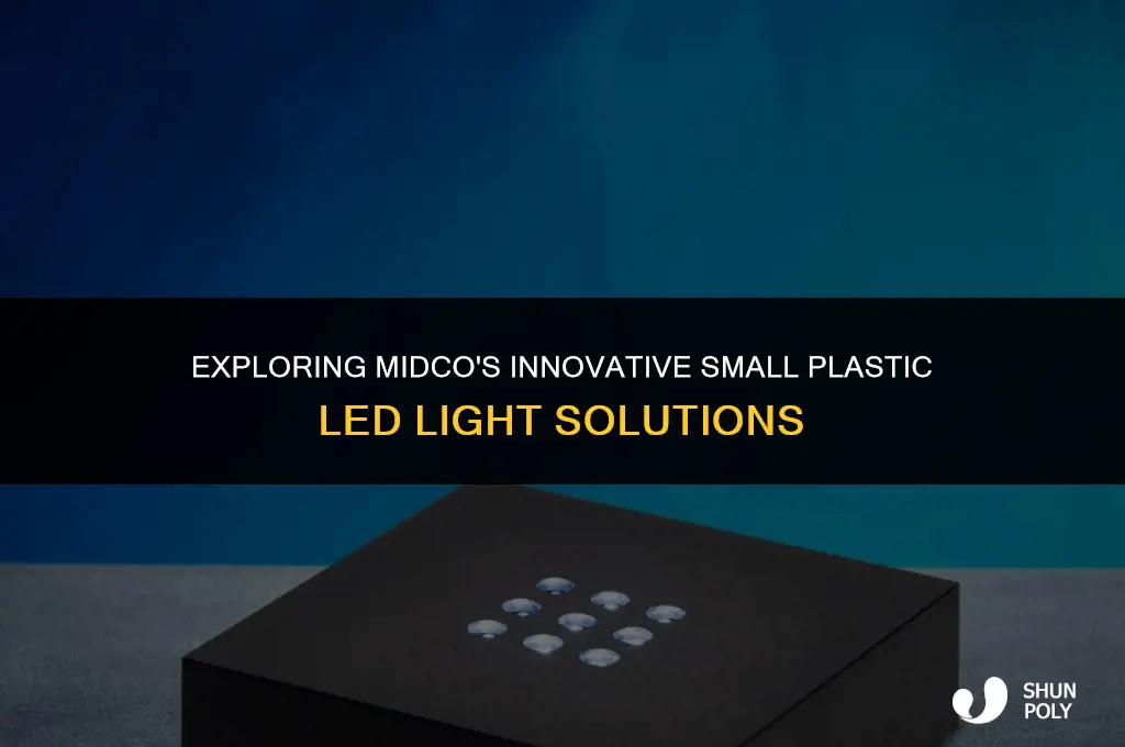what is small plastic with led light frim midco