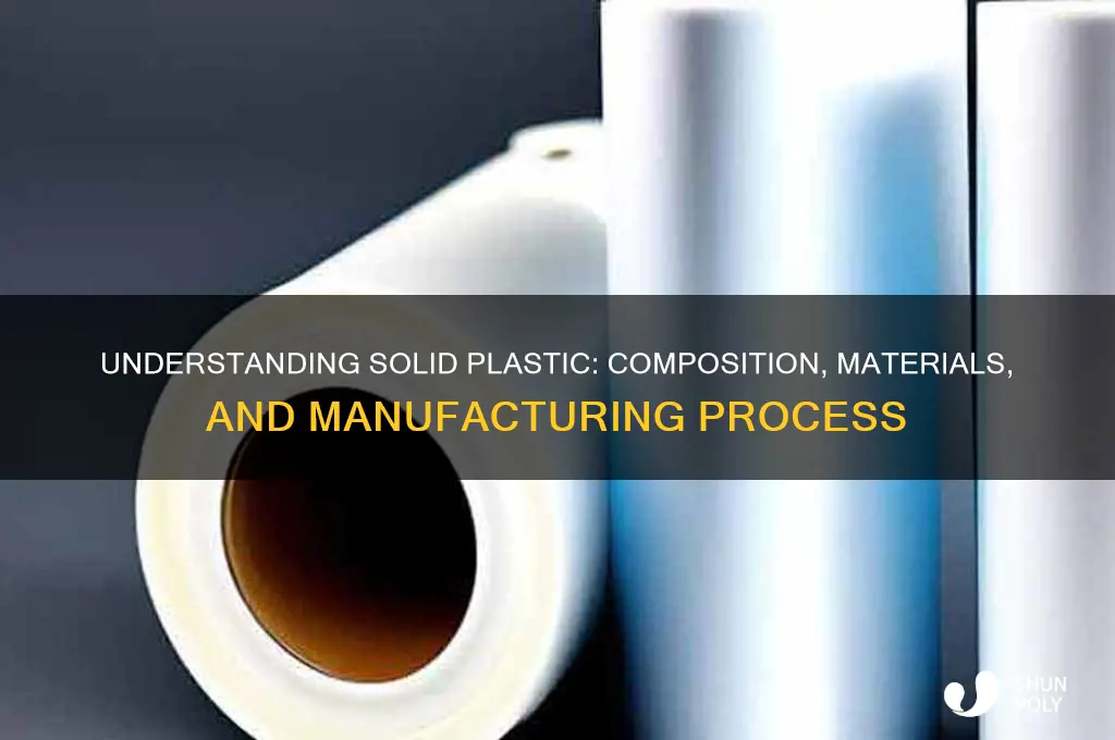 what is solid plastic made of