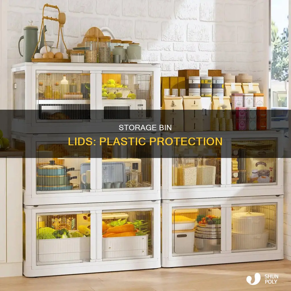 what is storage bin lid plastic