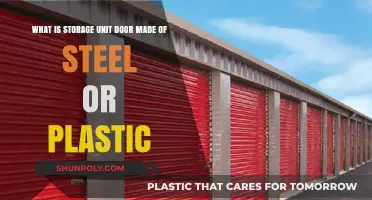 Steel vs. Plastic: What Are Storage Unit Doors Made Of?