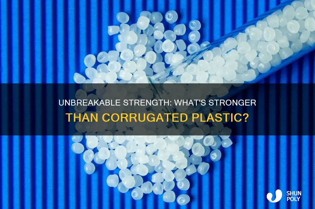 what is stronger than corrugated plastic