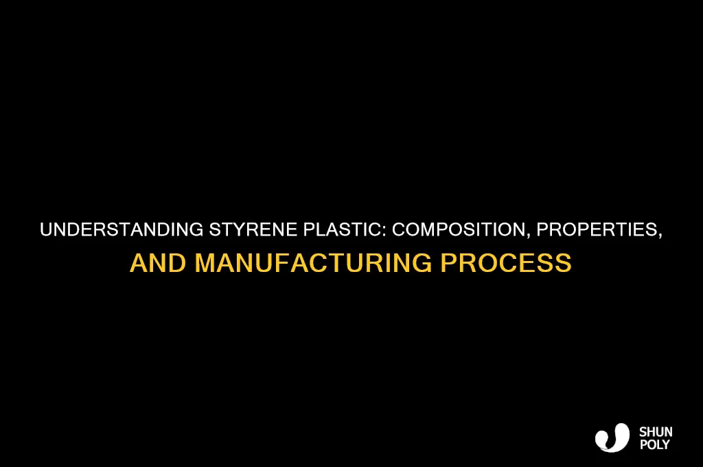what is styrene plastic made of