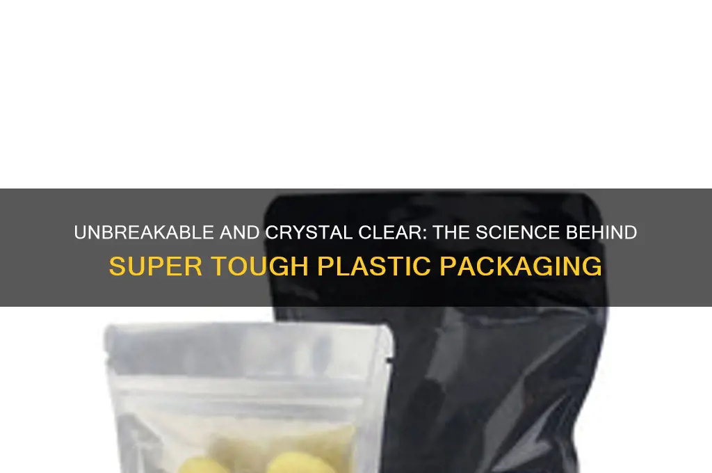 what is super tough clear plastic packaging made of