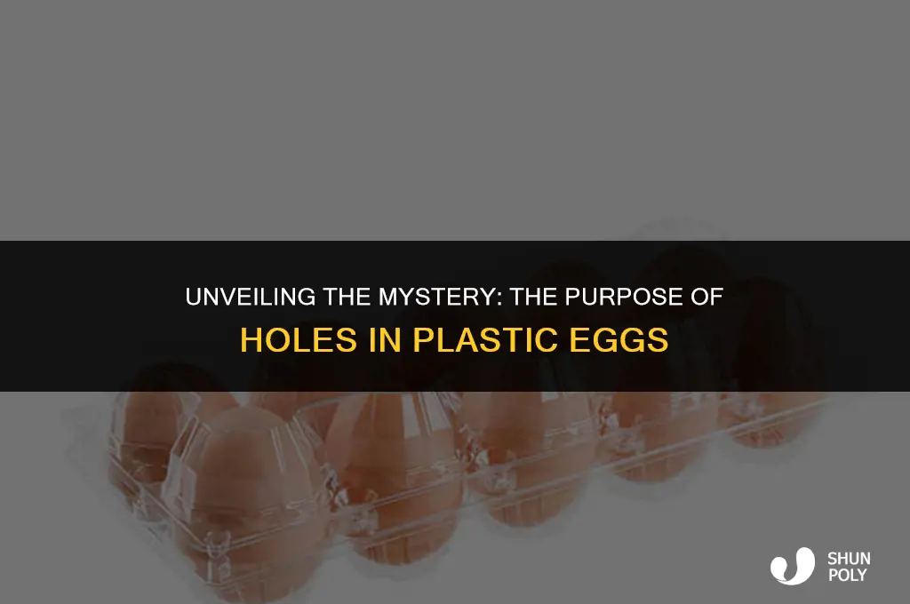 what is te whole in plastic eggs for