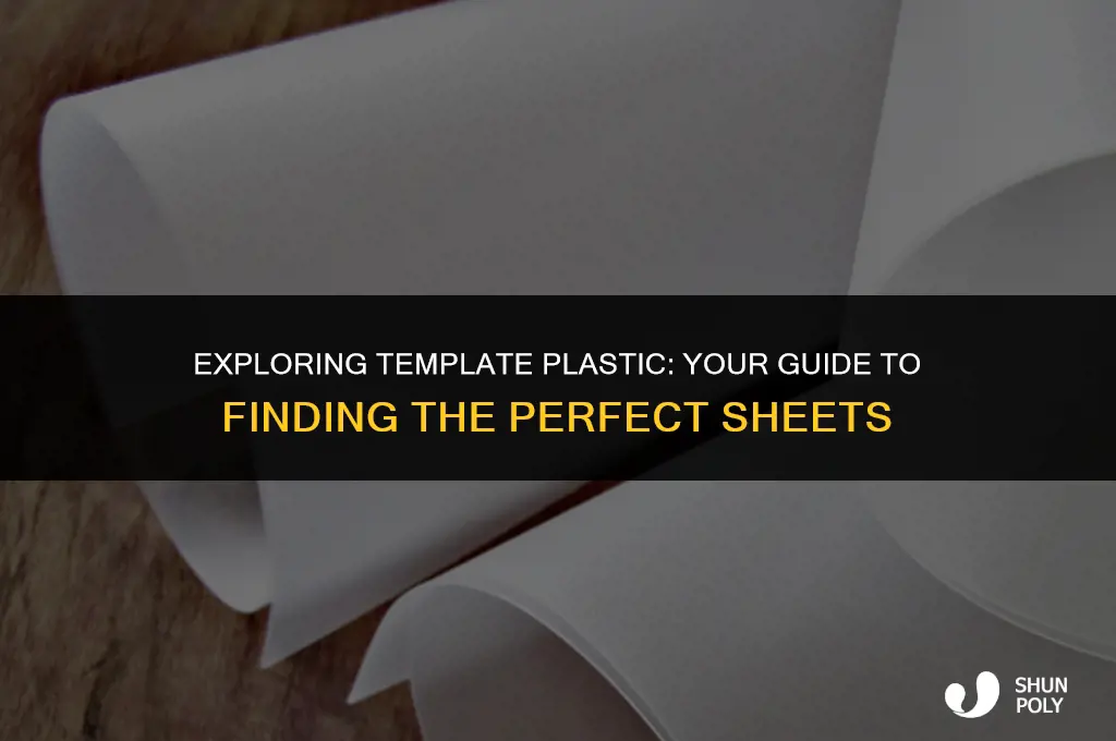 what is template plastic and where do i purchase it