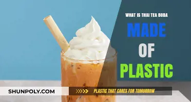 Is Thai Tea Boba Made of Plastic? Uncovering the Truth