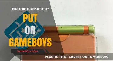Unveiling the Clear Plastic Screen Protector on GameBoy Devices