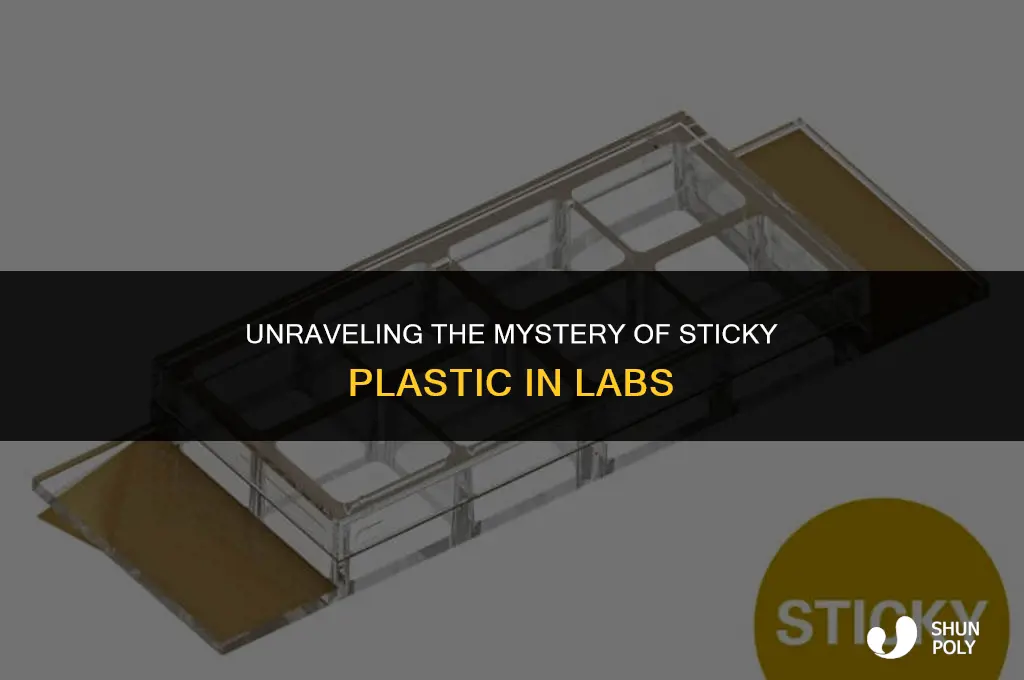 what is that lab thing that is a sticky plastic