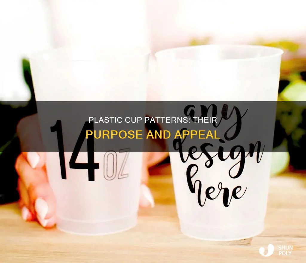 what is that pattern on plastic cups