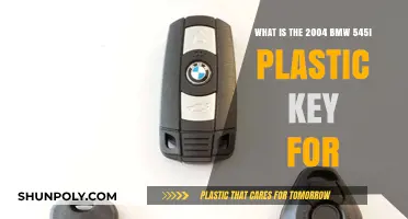 Decoding the Purpose of the 2004 BMW 545i's Plastic Key