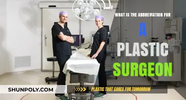 Understanding the Abbreviation for a Plastic Surgeon: A Quick Guide