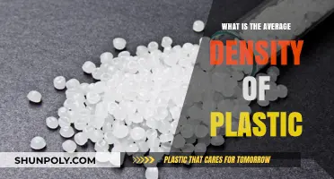 Understanding Plastic Density: Averages and Applications