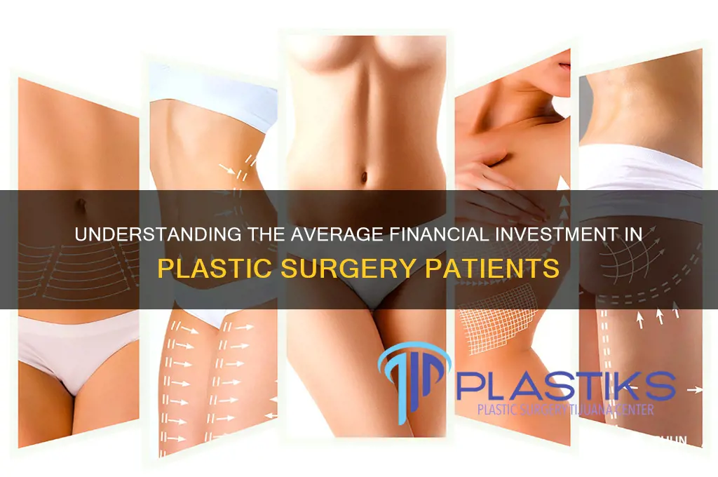 what is the average value of a plastic surgery patient