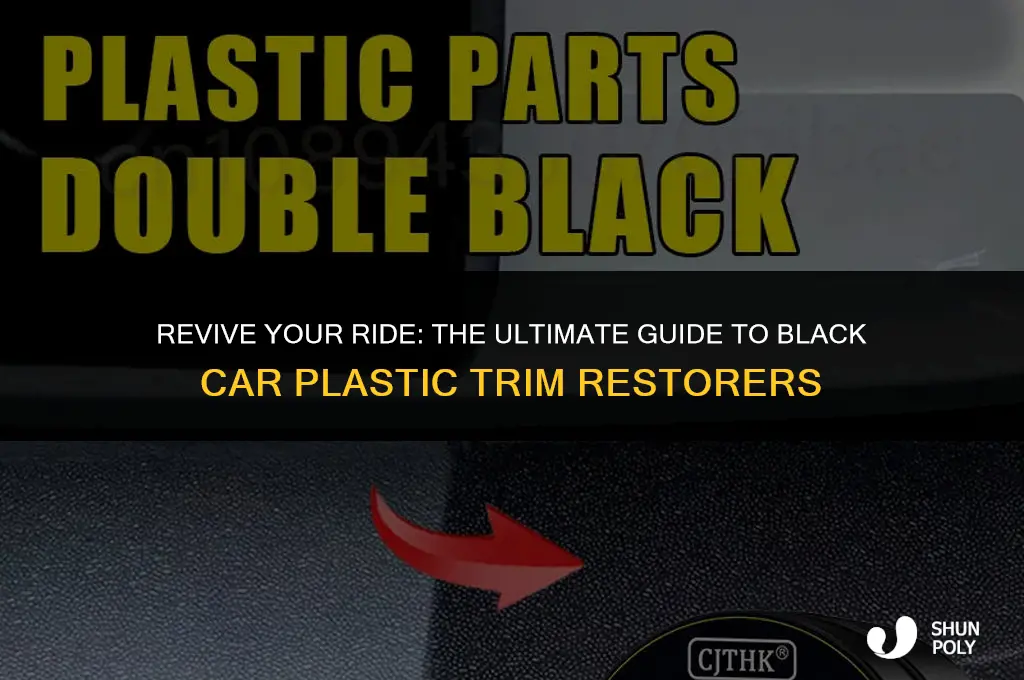 what is the best black car plastic trim restorer