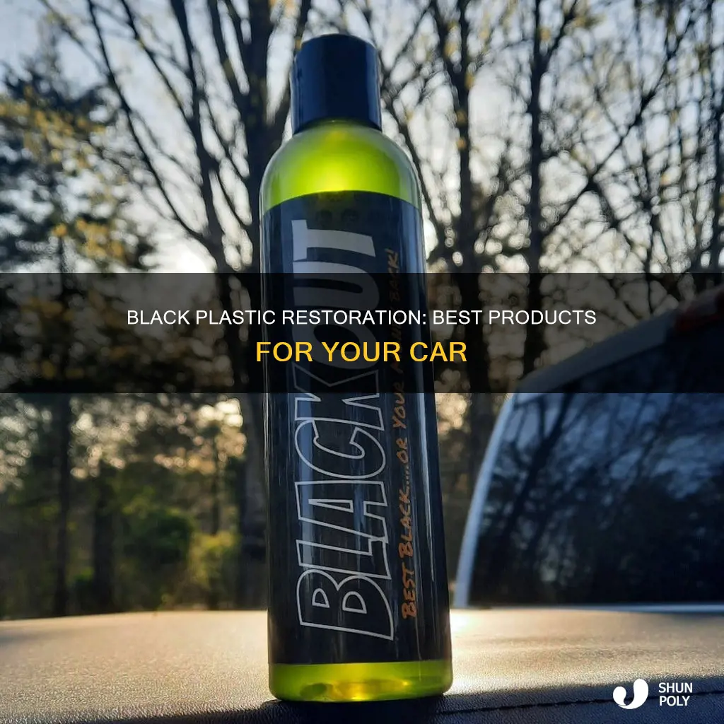 what is the best black plastic restorer