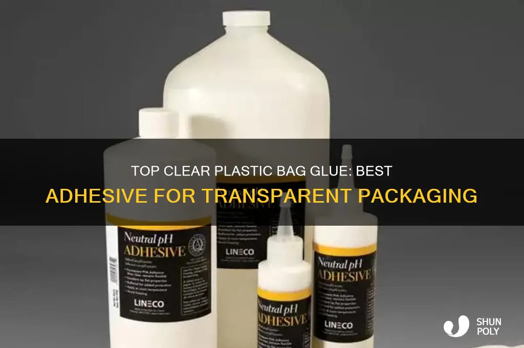 what is the best glue for a clear plastic bag
