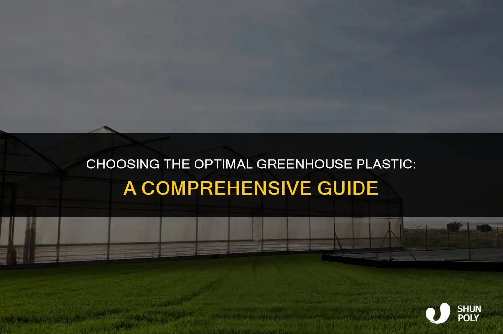 what is the best greenhouse plastic to use