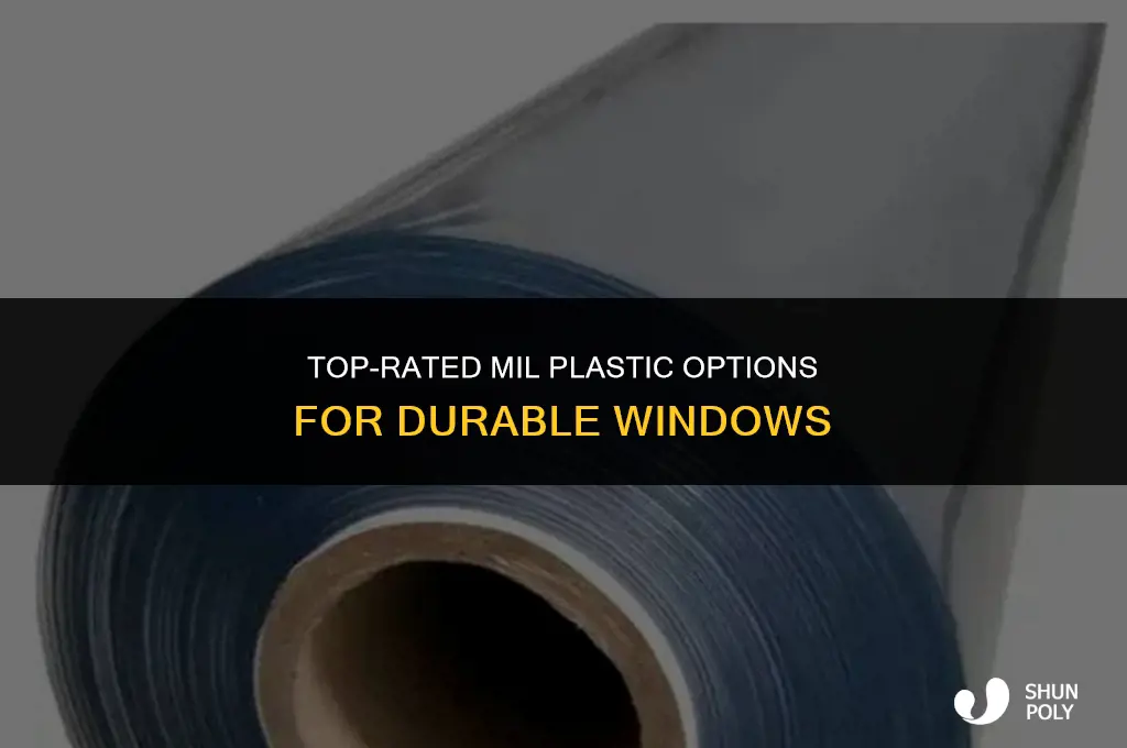 what is the best mil plastic for windows