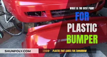 Best Paint for Plastic Bumpers: A Comprehensive Guide