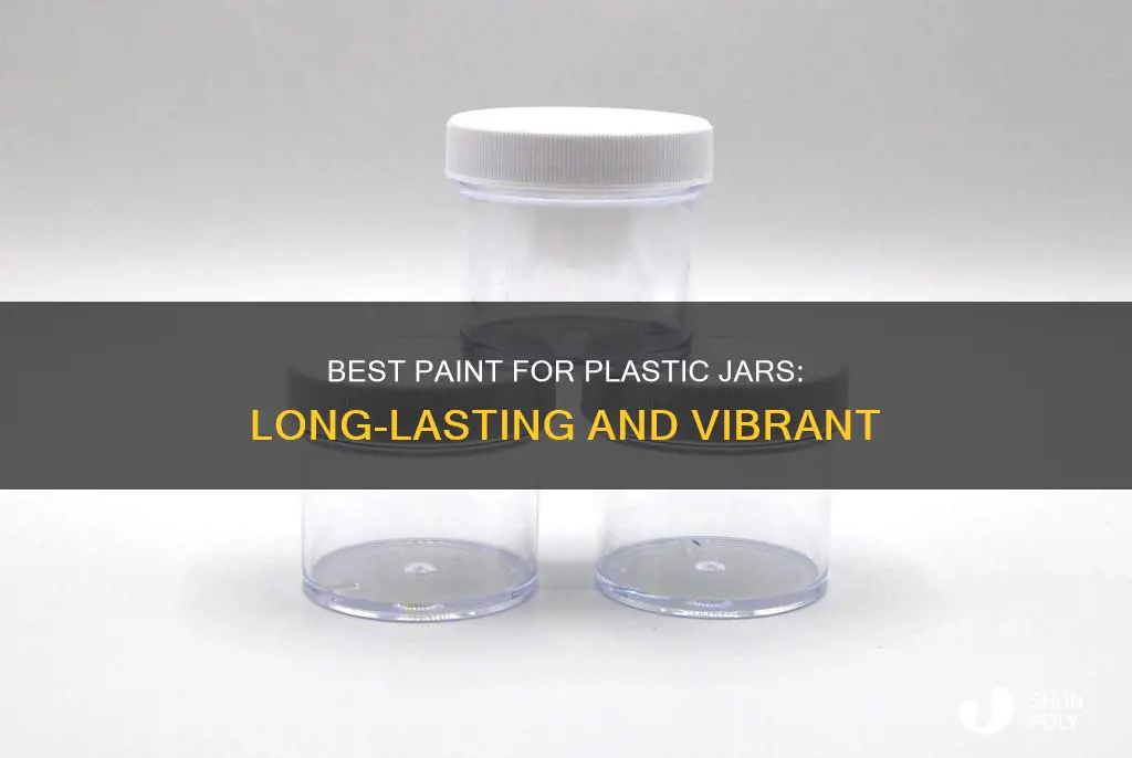 what is the best paint for plastic jar
