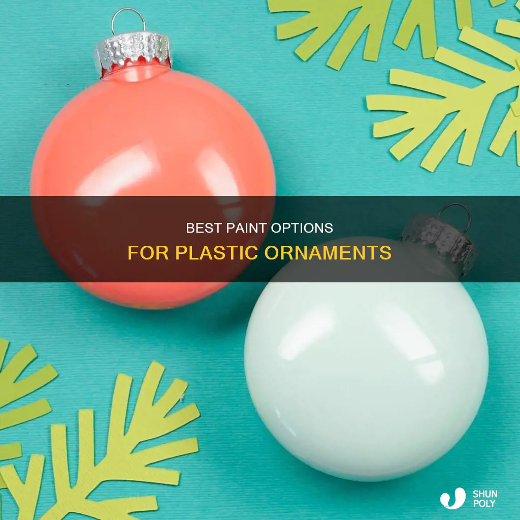 what is the best paint for plastic ornaments