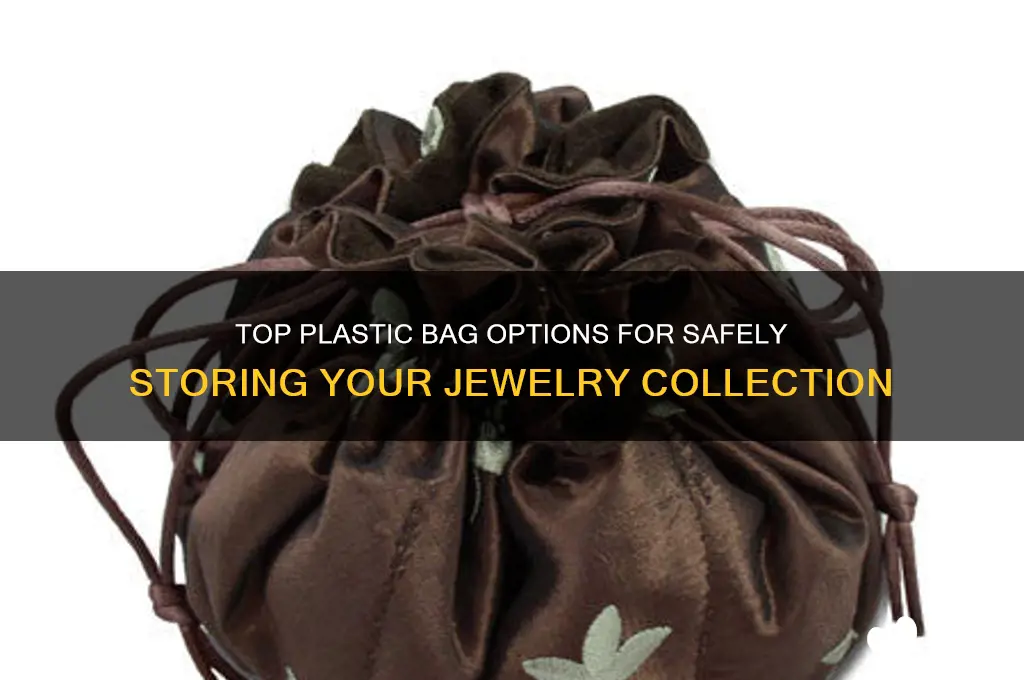 what is the best plastic bag to store jewelry