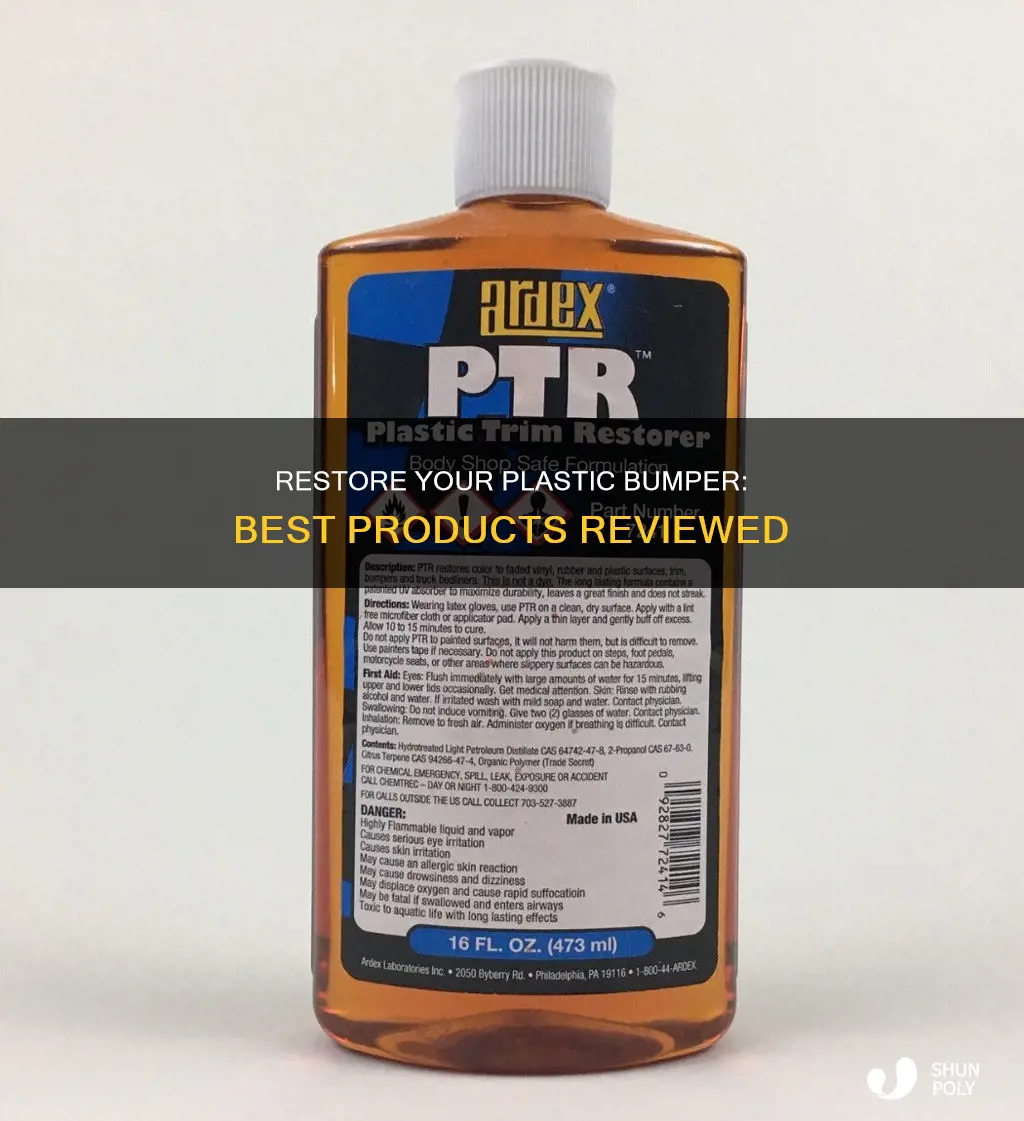 what is the best plastic bumper restorer