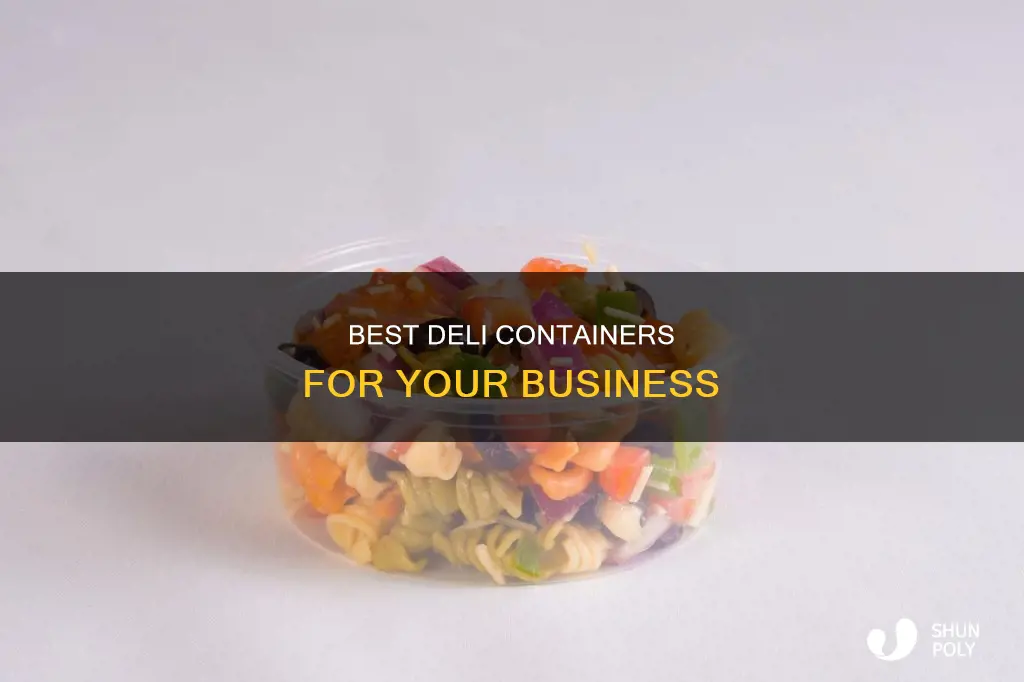 what is the best plastic carryout foodservice deli containers