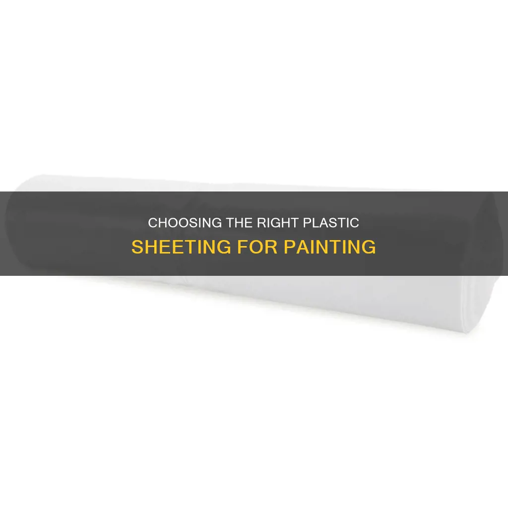 what is the best plastic sheeting for painting