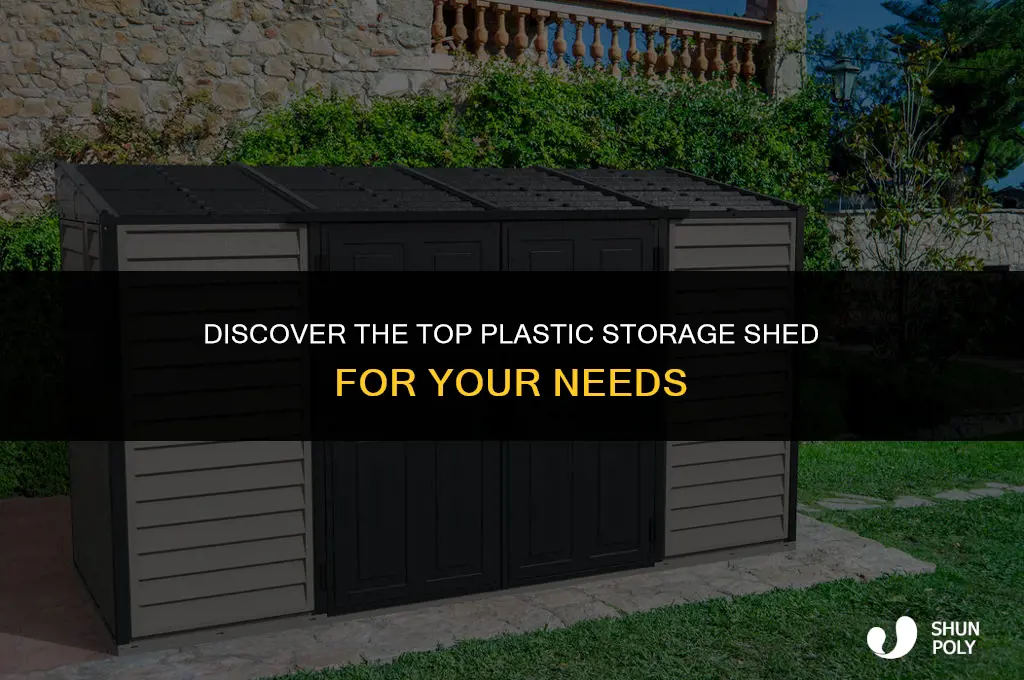 what is the best plastic storage shed available