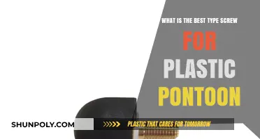 Choosing the Right Screw for Your Plastic Pontoon: A Comprehensive Guide