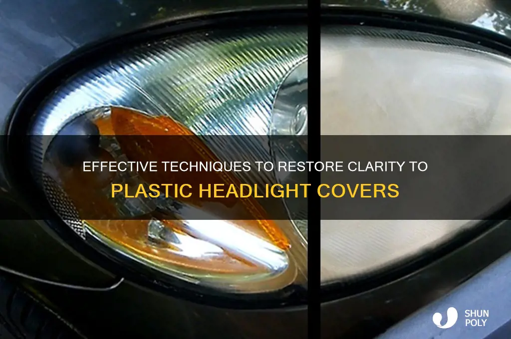 what is the best way to clean plastic headlight covers