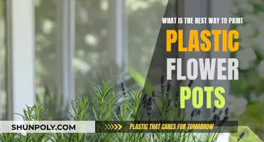 Transforming Plastic Flower Pots with Paint: The Best Methods