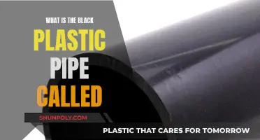 Black Plastic Pipe: What is it Called and Why?