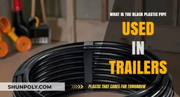 Exploring the Versatility of Black Plastic Pipes in Trailers