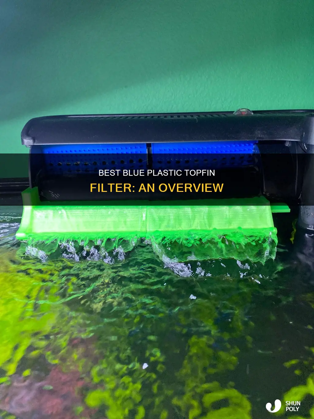 what is the blue plastic topfin filter