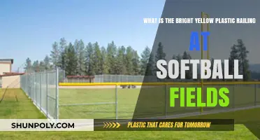 Understanding the Purpose of Bright Yellow Plastic Railings at Softball Fields