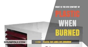 Unveiling the BTU Content of Plastics During Combustion