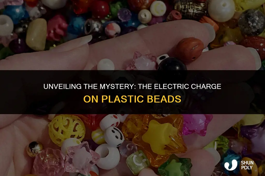 what is the charge on the plastic bead