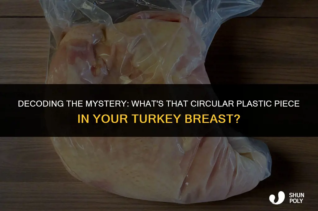 what is the circular plastic piece in the turkey breast
