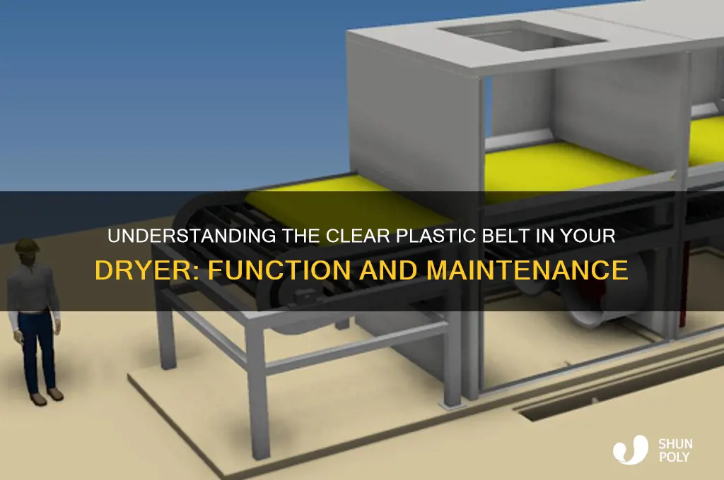 what is the clear plastic belt in my dryer
