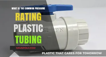 Understanding Plastic Tubing: A Guide to Common Pressure Ratings