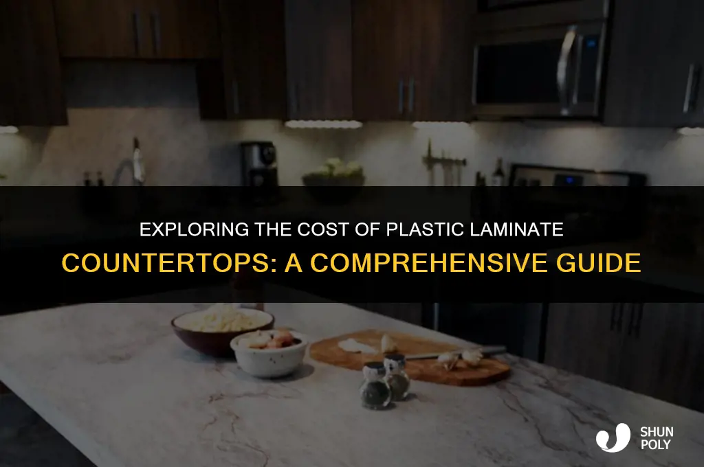 what is the cost of plastic laminate countertops