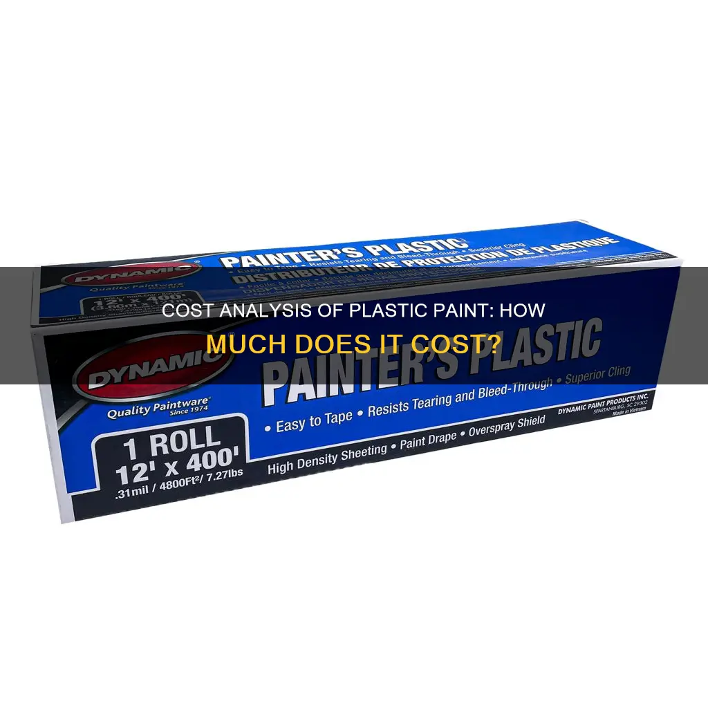what is the cost of plastic paint