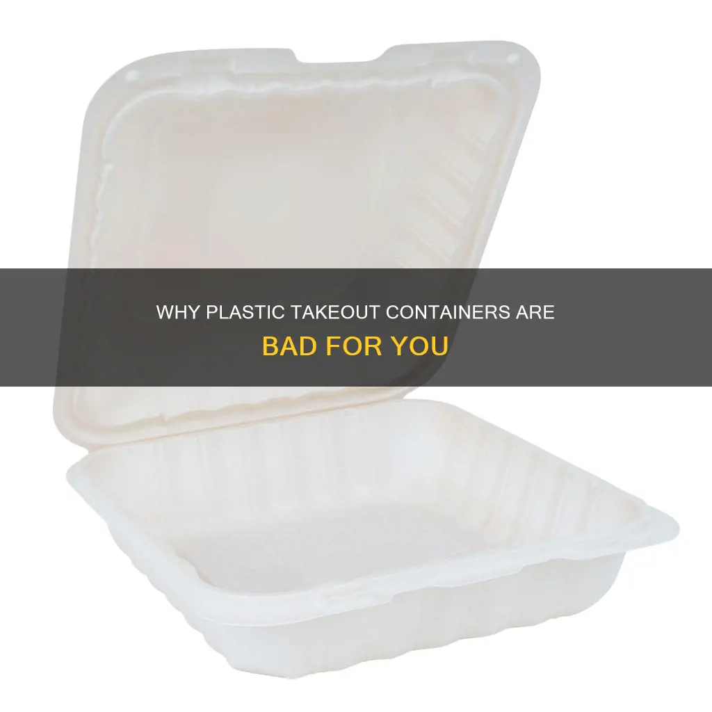 what is the deal with cheap plastic take out containers