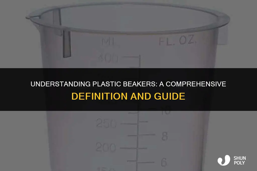what is the definition of a plastic beaker