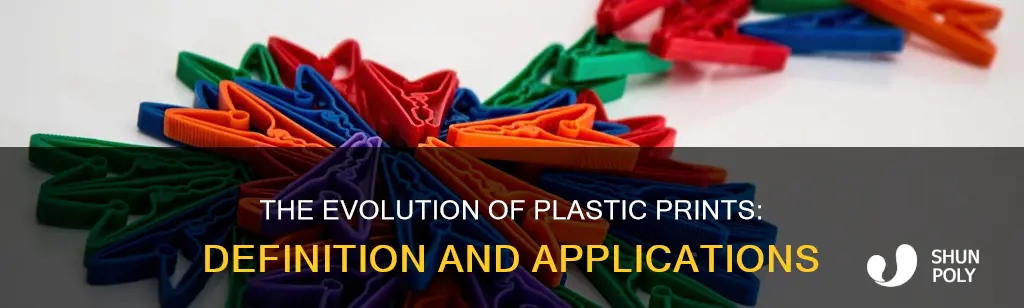 what is the definition of plastic prints