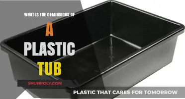 Exploring the Dimensions: A Comprehensive Guide to Plastic Tubs