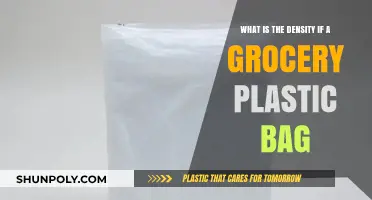 Understanding the Density of a Standard Grocery Plastic Bag